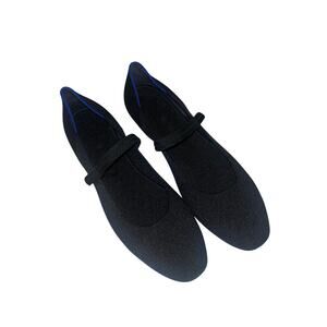 New Rothy’s Square Mary Jane Black  Flats Size 11.5